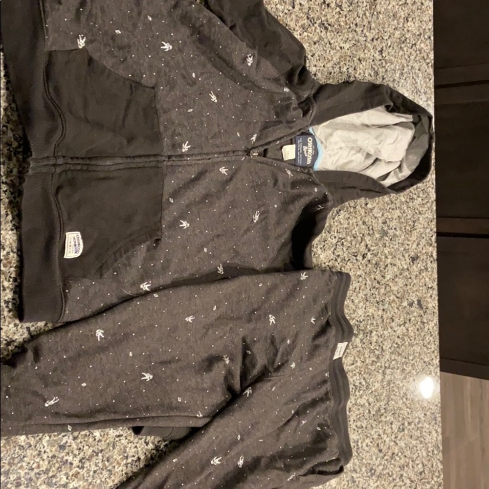 Boys Osh Kosh marching Hoodie and sweatpants